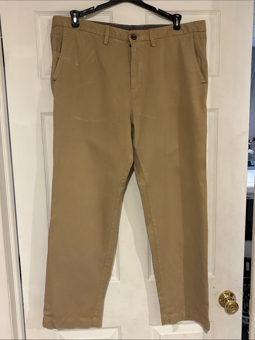 Tommy Bahama Men's Tan Chino Pants - Classic Straight Fit. 38x30
